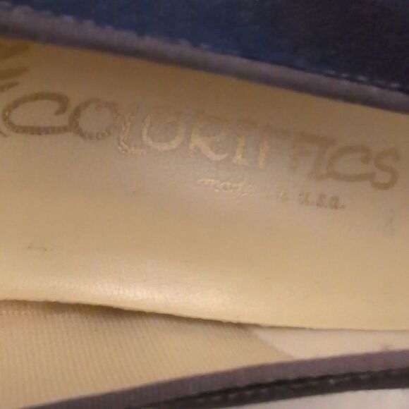 Vintage Satin‎ Elegant Purple Bridesmaid Prom Women's Kitten Heels Size 9 - Picture 5 of 9